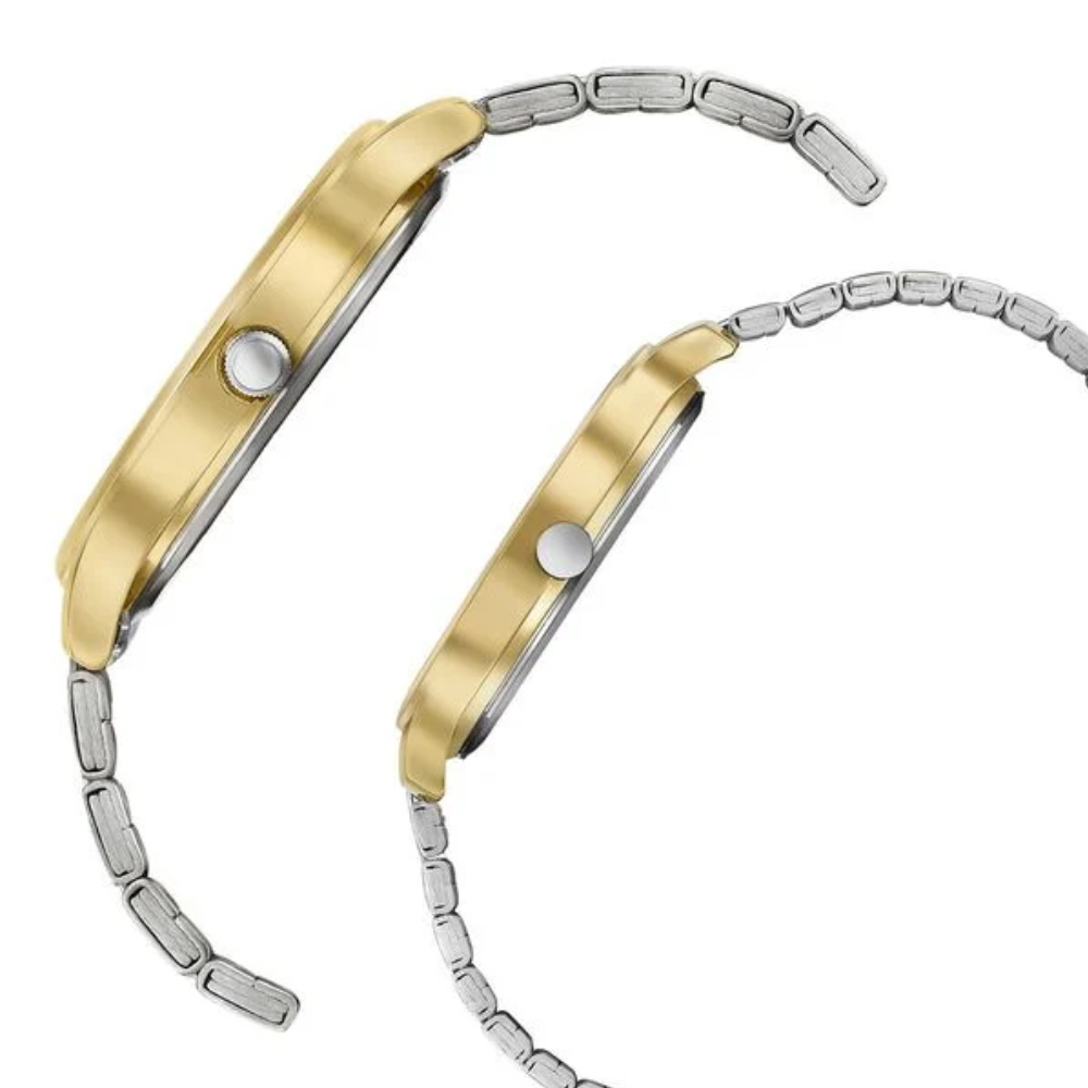 Sonata Modern Bandhan Silver Dial Couple's Watch 7710587050BM02