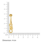 GUESS Modern Love Gold-Plated Women's Earrings UBE04004YG