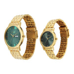 Titan Bandhan Eternal Green Dial Couple Watch 19672967YM01