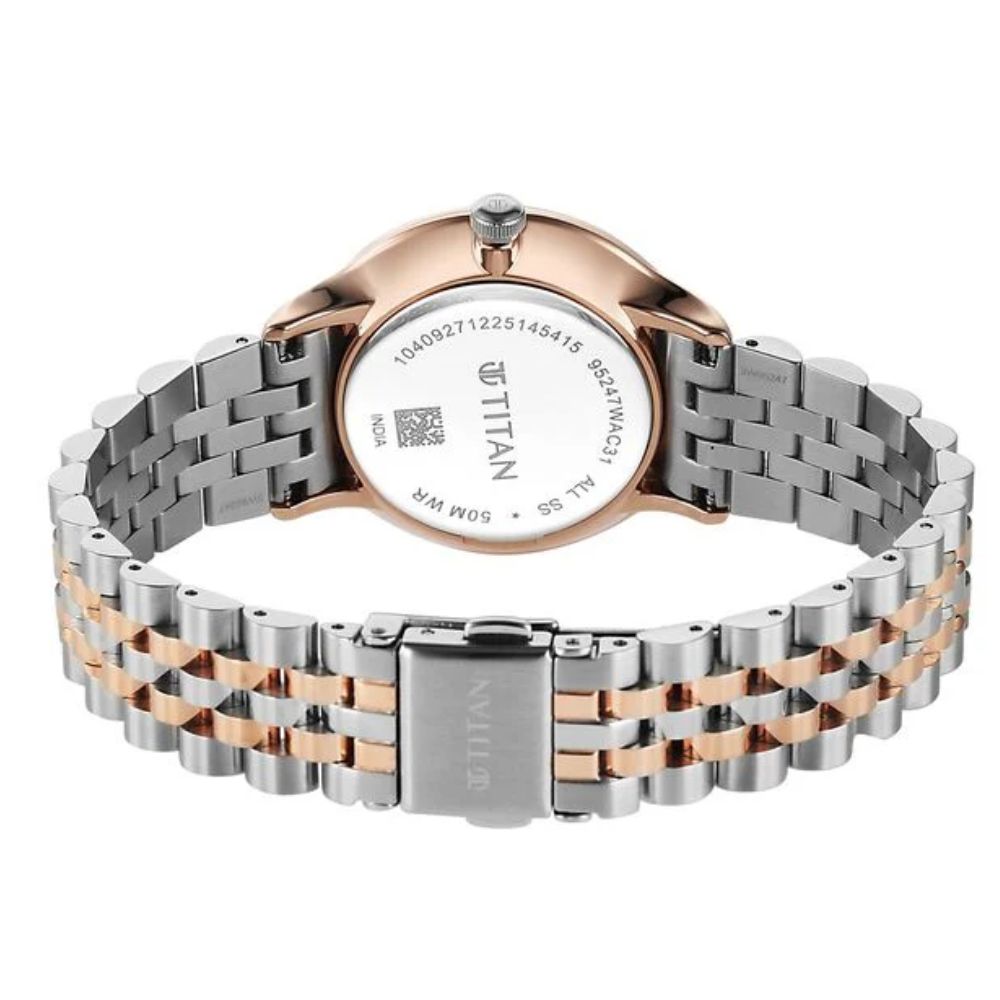 Titan Prestige Purple Women's Watch 95247KM02