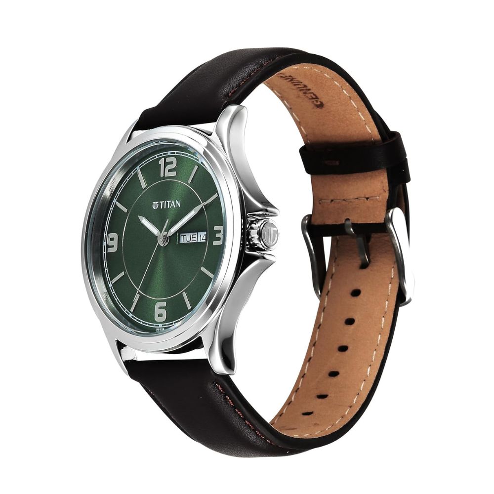 Titan Neo Green Dial Men's Watch 1870SL12