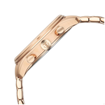 Titan Micromotors Brown Dial Men's Watch Rose Gold Stainless Steel Strap 90179WM01