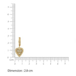 GUESS Love Me Tender Gold-Plated Women's Earrings UBE03239YGRH
