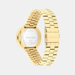 Calvin Klein Twisted Bezel Green Dial Women's Watch 25100167