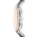Emporio Armani Beige Dial Men's Quartz Leather Watch AR11783