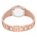 Fossil Everett Rose Gold Dial Women's Quartz Analog Stainless Steel Watch ES5491