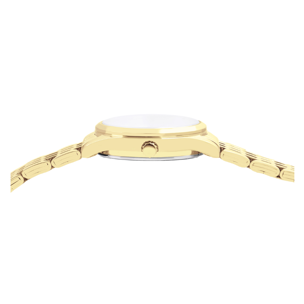 ALBA Classic Silver Dial Gold Bracelet Watch AH7EY4X1