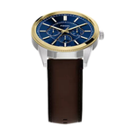 Fossil Pearson Brown Dial Leather Watch Men FS6195