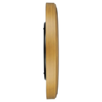 Titan Texture Oval Brown Wooden White Dial Wall Clock NCW0061PA01