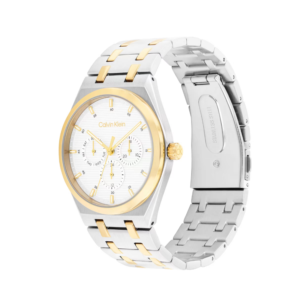 Calvin Klein Motion White Dial Men's Analog Stainless Steel Watch 25200533
