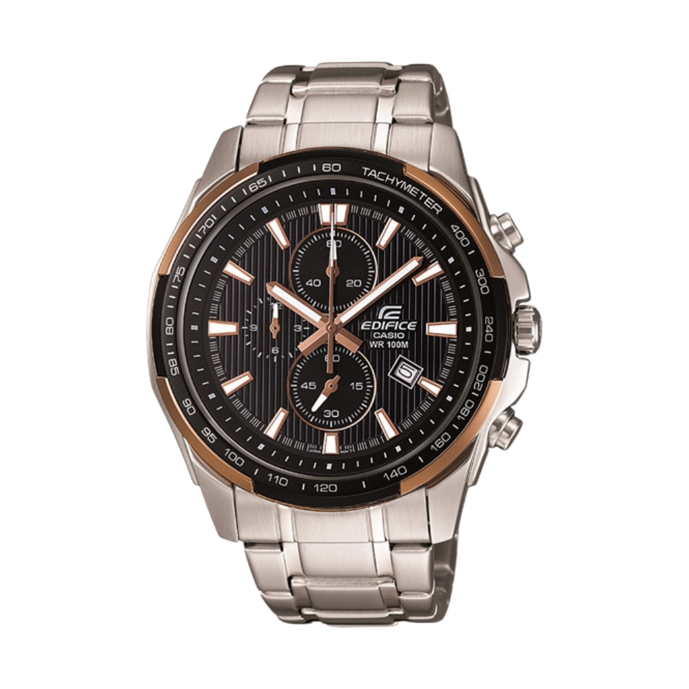 Casio Silver Metal Strap Men's Watch for EF-566D-1A1V, EF-566D-1A5V, EF-566D-5AV | 10384235