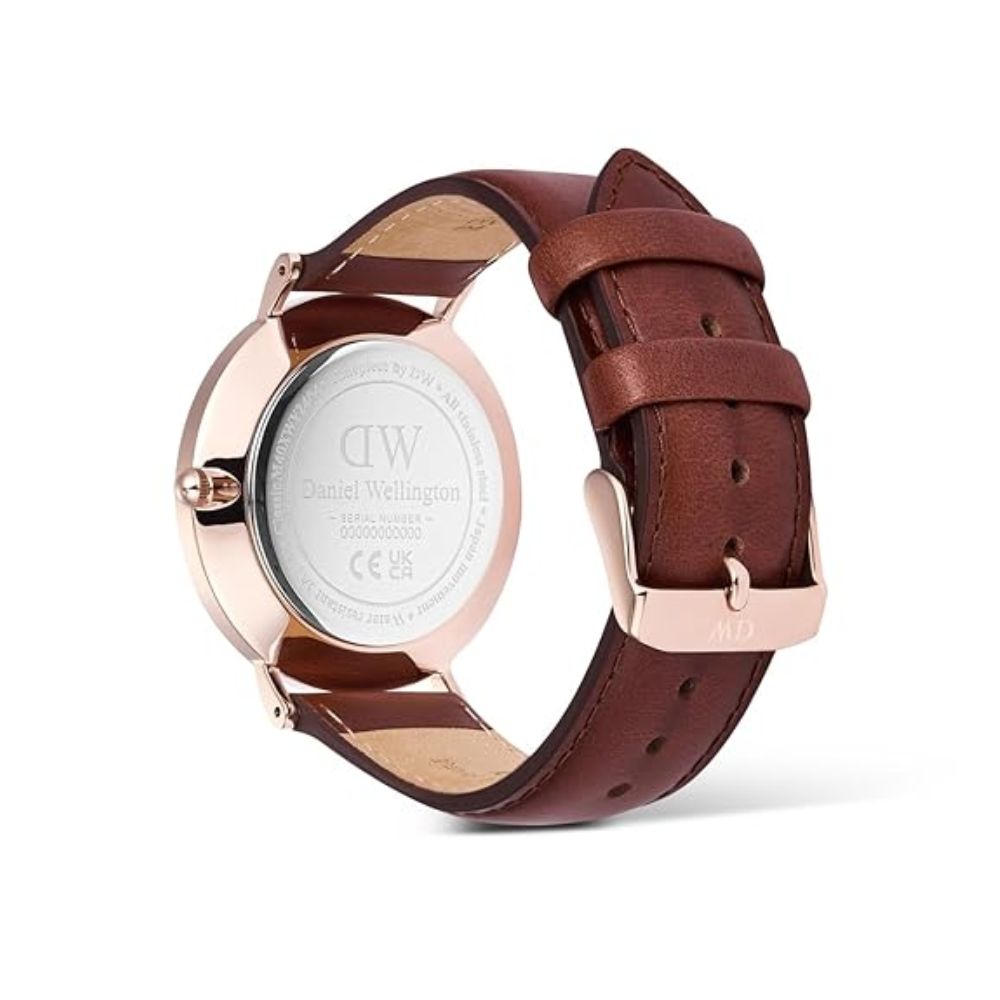 Daniel Wellington Classic Extension Analogue Blue & Brown Men's Watch DW00100830K
