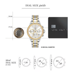 Santa Barbara Polo & Racquet Club Chronograph Silver Dial Women's Watch SB.1.10621-4