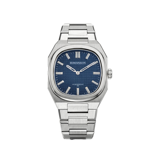 Romanson Classic Silver Men Watch TM4BF009MMWNBU