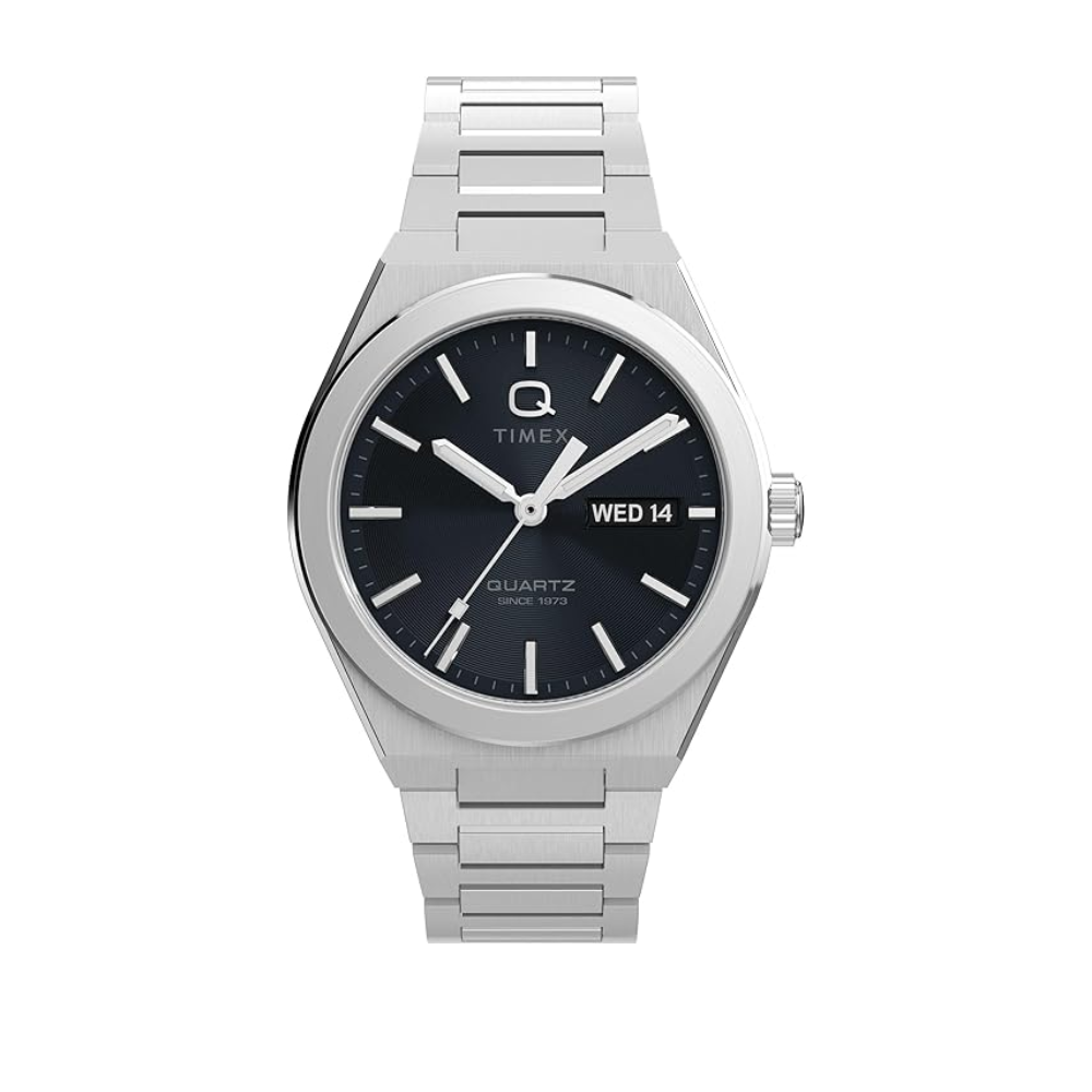 Timex Q Continental Silver Men Watch TW2Y25000IK