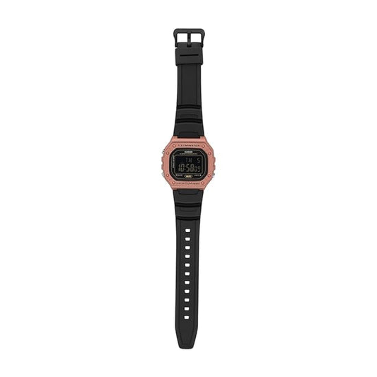 Casio Youth Black Men Watch D375 W-218HM-5BVDF