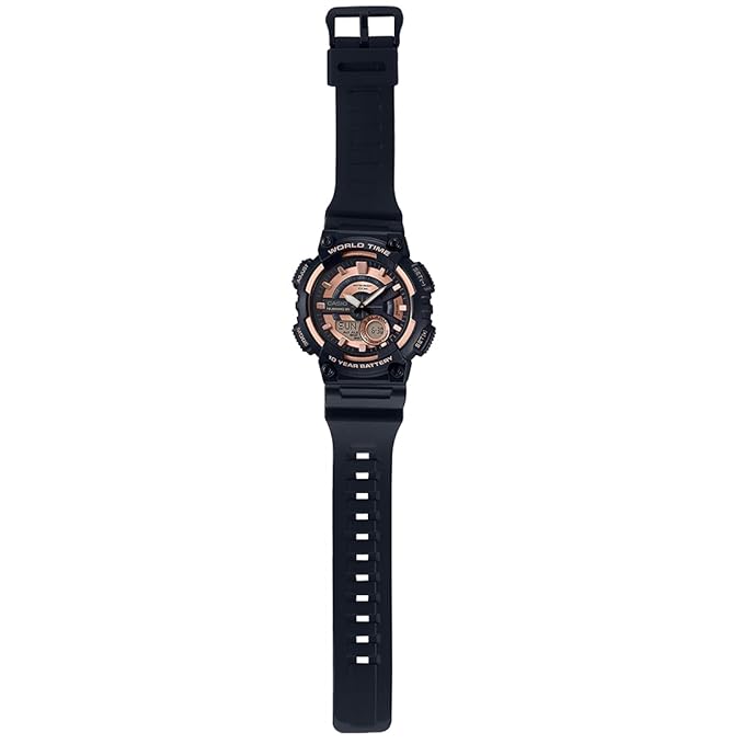 Casio Youth Series Rose Gold Men's Watch AD222 AEQ-110W-1A3VDF