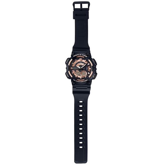 Casio Youth Series Rose Gold Men's Watch AD222 AEQ-110W-1A3VDF