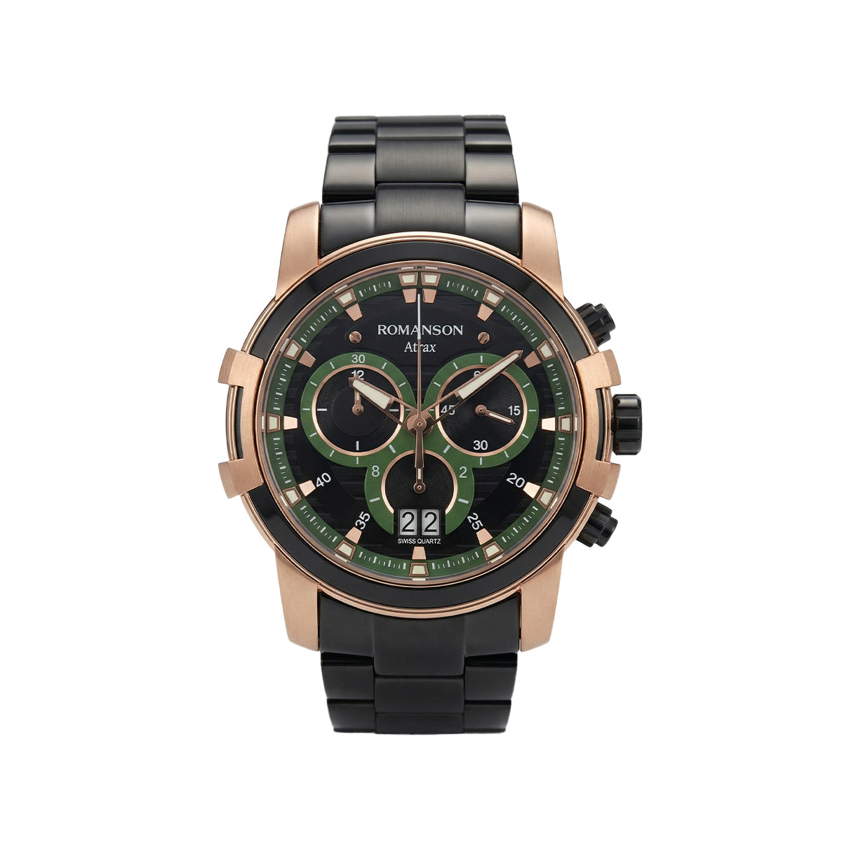 Romanson Classic Black Men Watch PA5BS058HMKGN