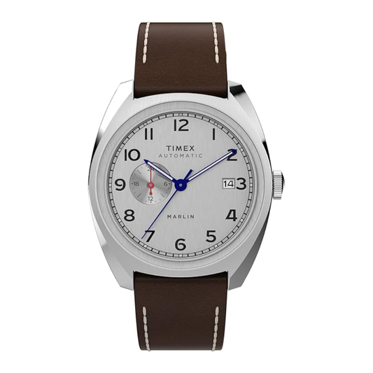 TIMEX Marlin Silver Brown Men Watch TW2V62000U9