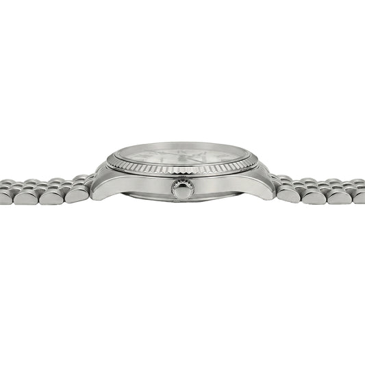 Romanson Silver Silver Men Watch TM3BS190LLWWH
