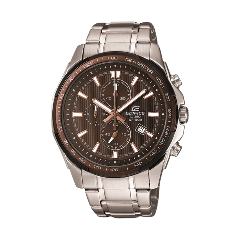 Casio Silver Metal Strap Men's Watch for EF-566D-1A1V, EF-566D-1A5V, EF-566D-5AV | 10384235