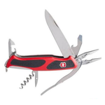 Victorinox Ranger Grip 74 Red/Black Multi-Functional Knife 0.9723.C