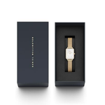 Daniel Wellington Quadro Mother of Pearl White & Gold Women's Watch DW00100668K