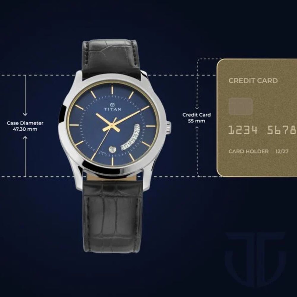 Titan Blue Men's Watch 1823SL01