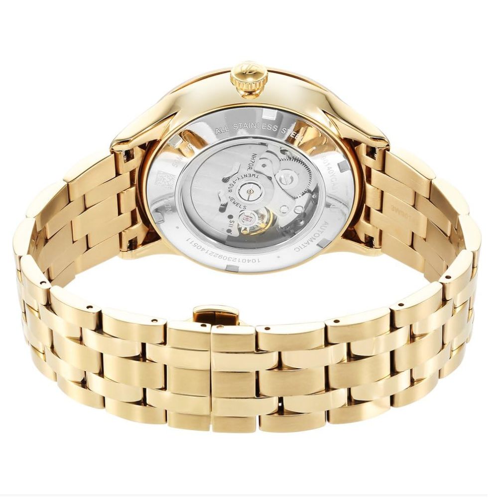 Titan Metal Mechanicals Gold Men's Watch NT90140YM01