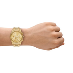 Michael Kors Lexington Gold Dial Men's Chronograph Watch MK9276