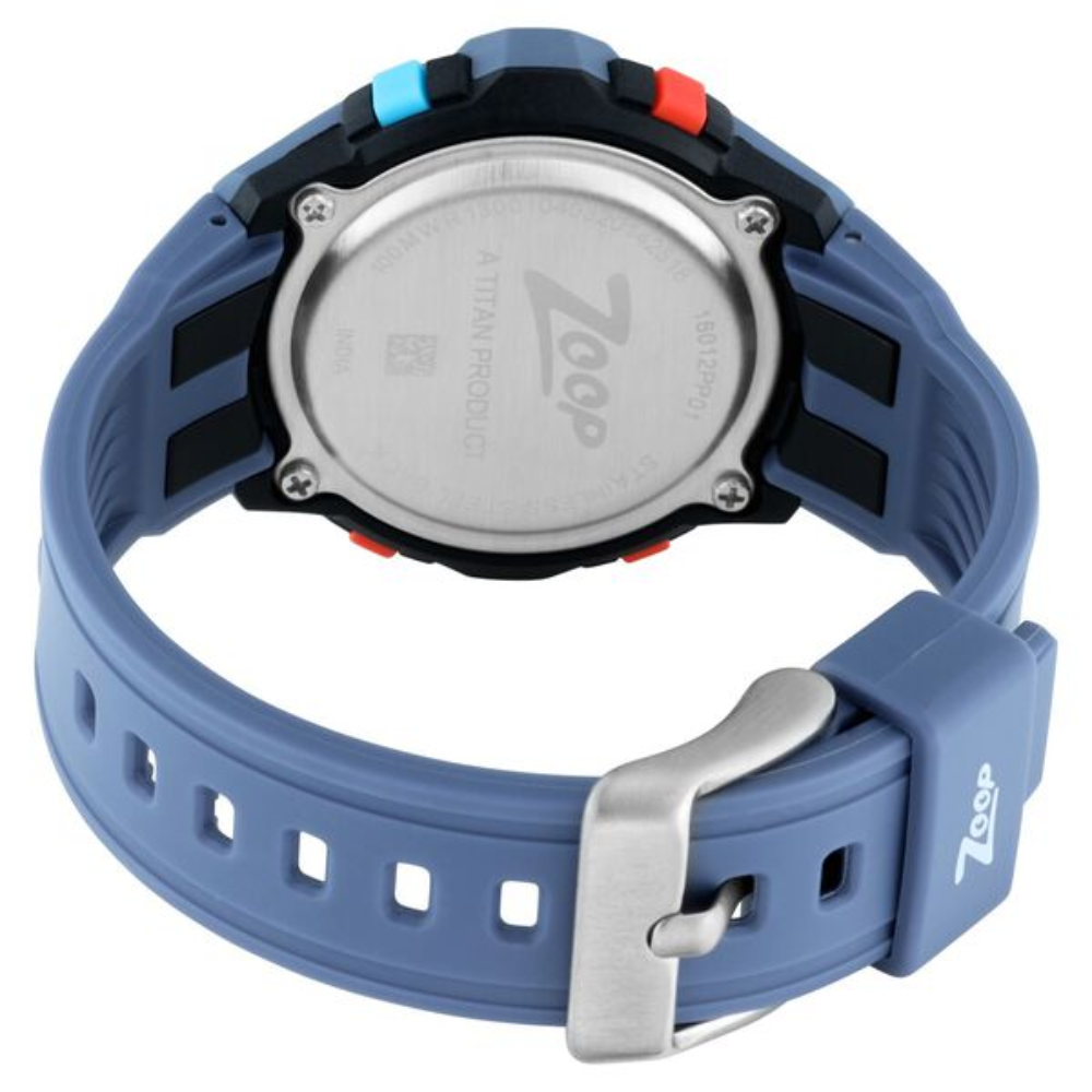 Zoop Digital Watch Digital Dial Grey Strap Boys Kids NS16012PP01