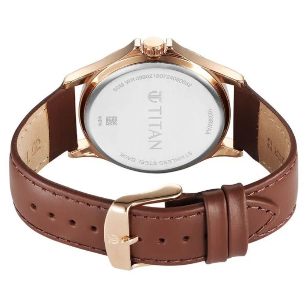 Titan Karishma White Men's Watch 10038WL01