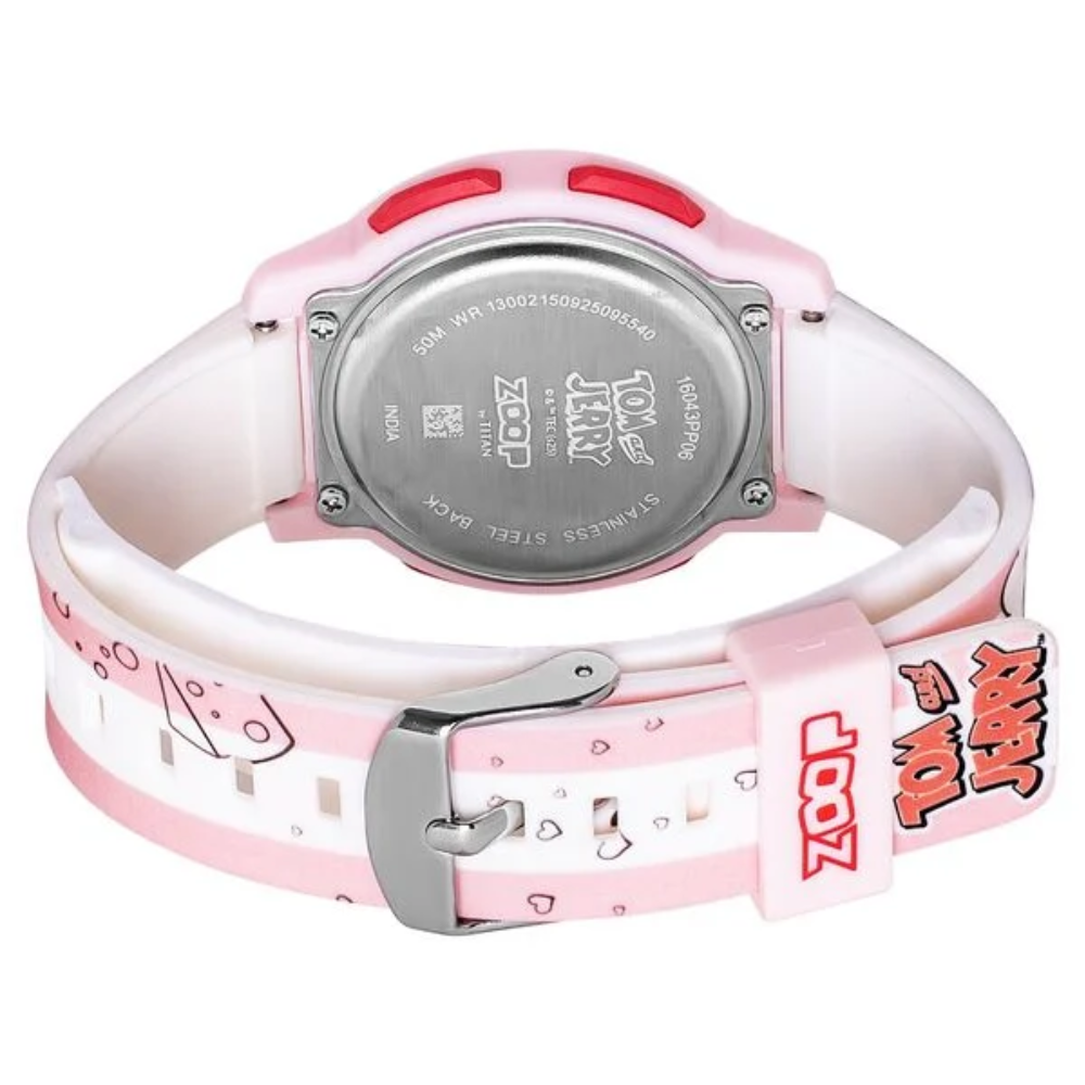 Zoop Tom & Jerry Digital Dial Girls Kids Watch 16043PP06