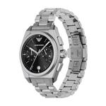 Emporio Armani Federico Men's Black Dial Chronograph Watch AR11560