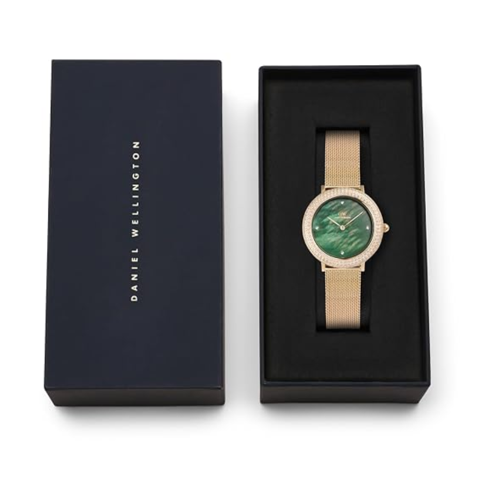 Daniel Wellington Crystal Bezel Silver Women Watch DW00100824K