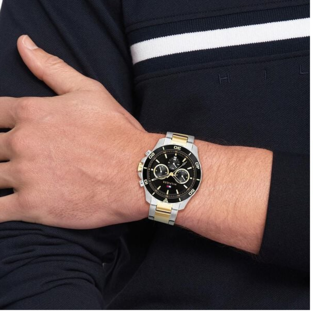 Tommy Hilfiger Multifunction Black Dial Men's Watch TH1792095