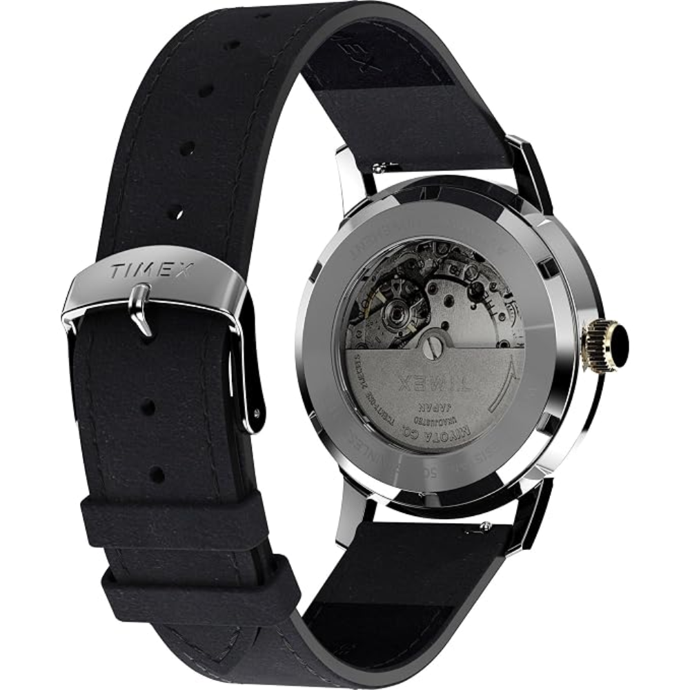 Timex Marlin Black Round Dial Mechanical Automatic Men Watch TWEG26711