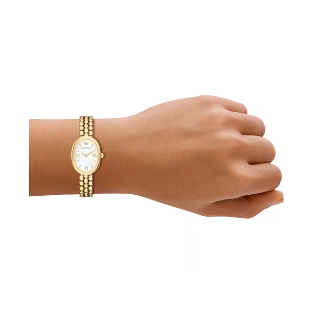 Emporio Armani Mother Of Pearl Dial Women's Analogue Watch AR11777
