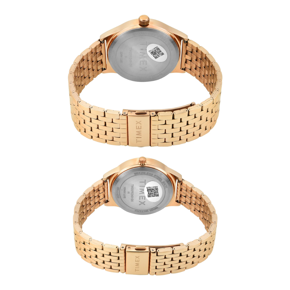 Timex Trendline Brown Pair Watch TW00PR349