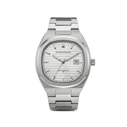 Romanson Classic Silver Unisex Watch TM6BS008MXWWH