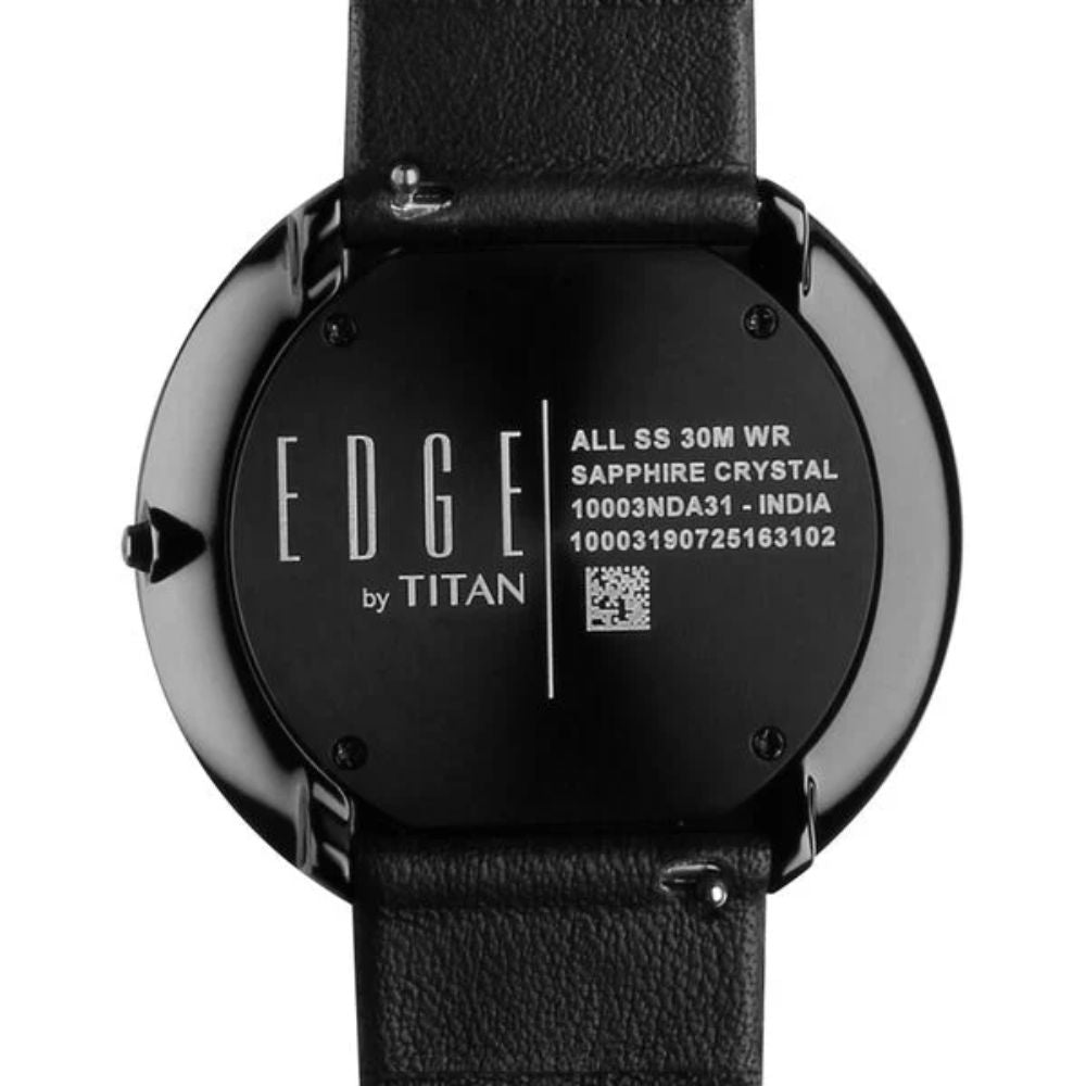 Titan Edge UltraSlim Black Men's Watch 10003NL02