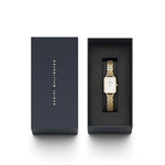 Daniel Wellington Quadro 5-Link Bezel Stainless Steel Women's Watch DW00100622K