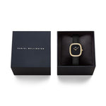 Daniel Wellington Black Square Dial Analogue Black Women’s Watch DW00100880K