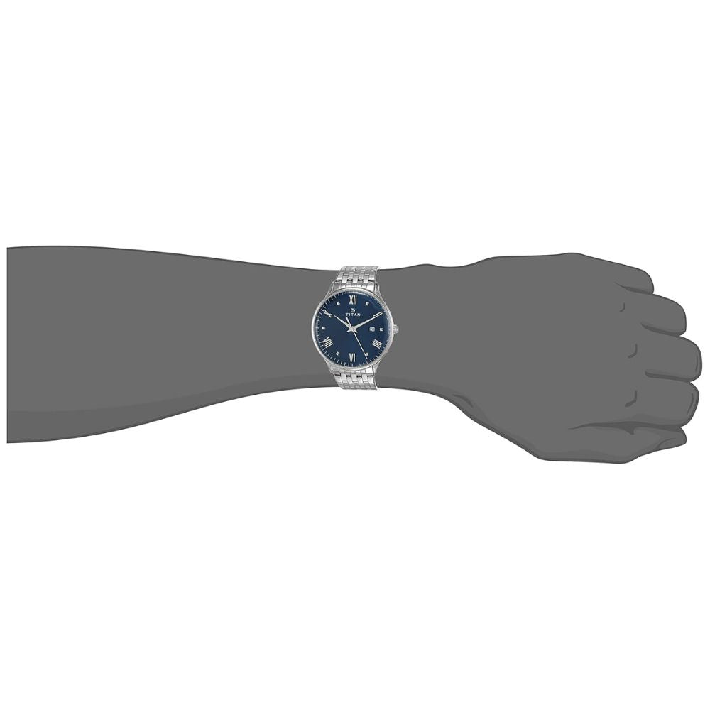 Titan Bandhan Blue Couple Watch NM9400194201SM01