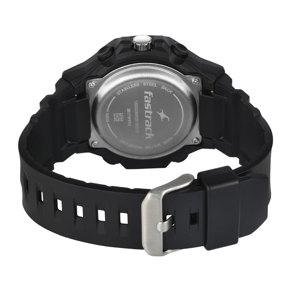 Fastrack Streetstyle 4 Black Men's Watch 38171PP01