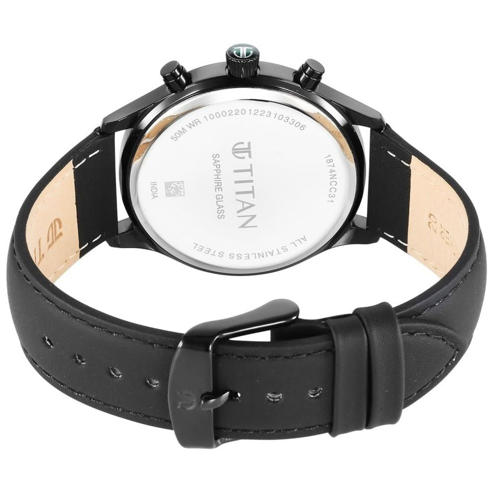 Titan Sapphire Green Men's Watch NT1874NL01