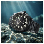 Titan Zero Hour Diver's Certified 500m Automatic Black Men's Watch 10071QM01