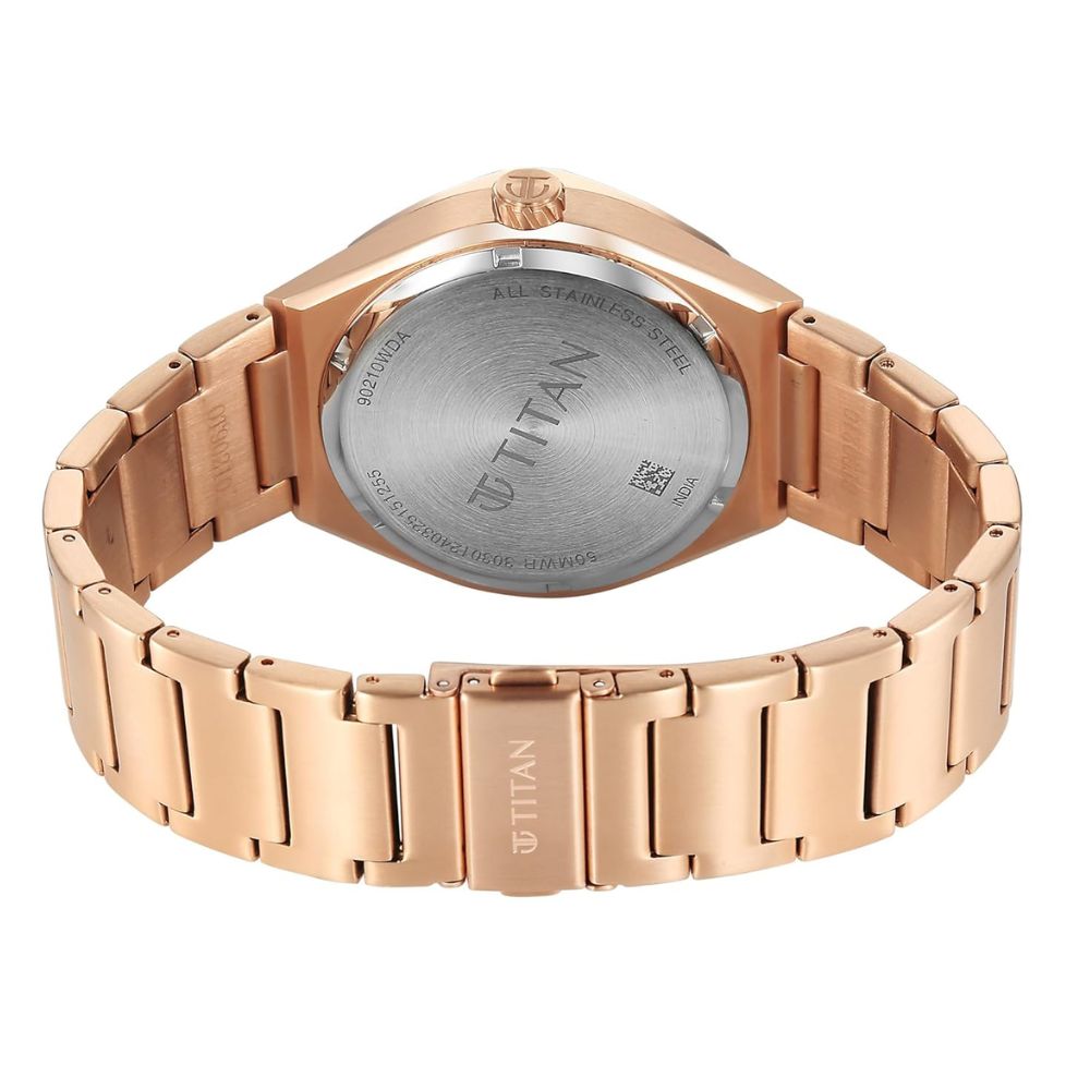 Titan Contour Rose Gold Men's Watch 90210WM01