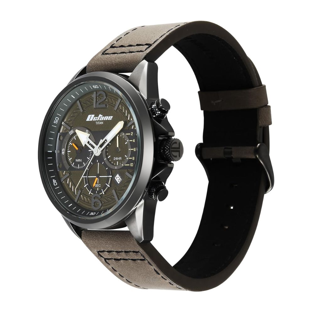 Titan Octane Cred Green Men's Watch 90238KL01